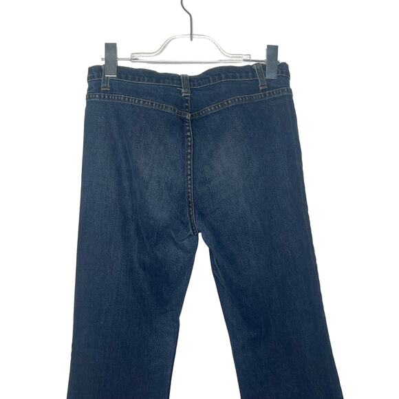 J. CREW Mid-Rise Stretch Bootcut Ankle Jeans No Back Pocket Stretch Denim size 8 - Picture 4 of 8